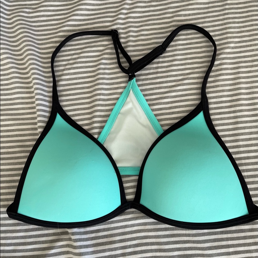 Victoria’s Secret PINK Push Up Teal Bikini Top